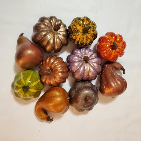 Lot of (10) Assorted Faux Fall Harvest for Your Autumn Display - Picture 5 of 6